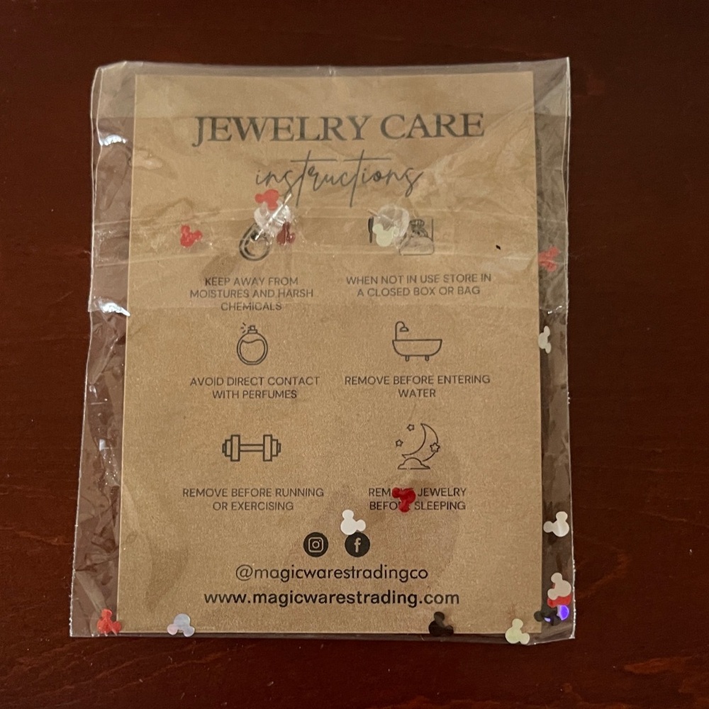 Mickey Mouse Earrings - Handmade by Magic Wares NWT - Picture 2 of 2